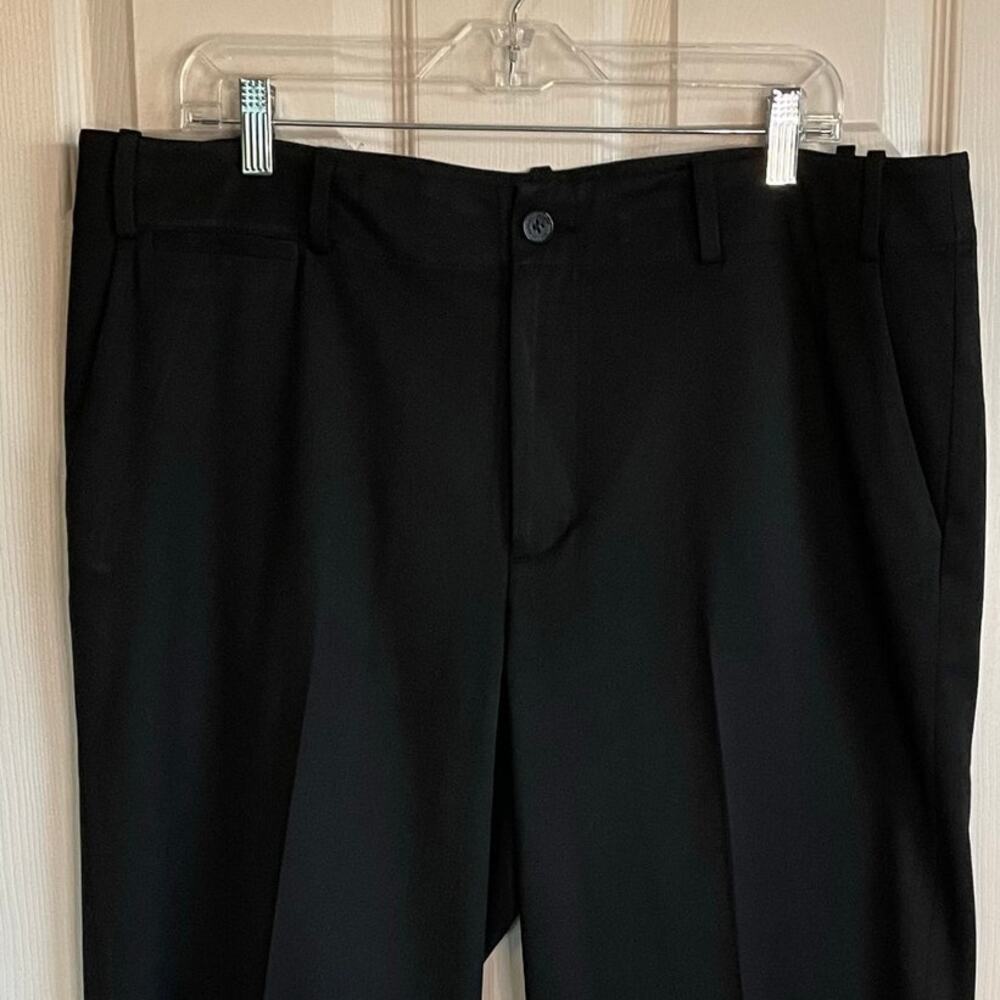 Lauren Ralph Lauren Sanderson Wide Leg Dress Pants Cropped Sz 16 Black Classic - Picture 4 of 10